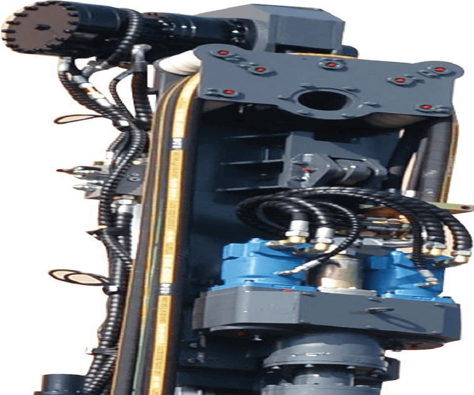 KT 15C Integrated Down The HIole Drill Rig For Open Use